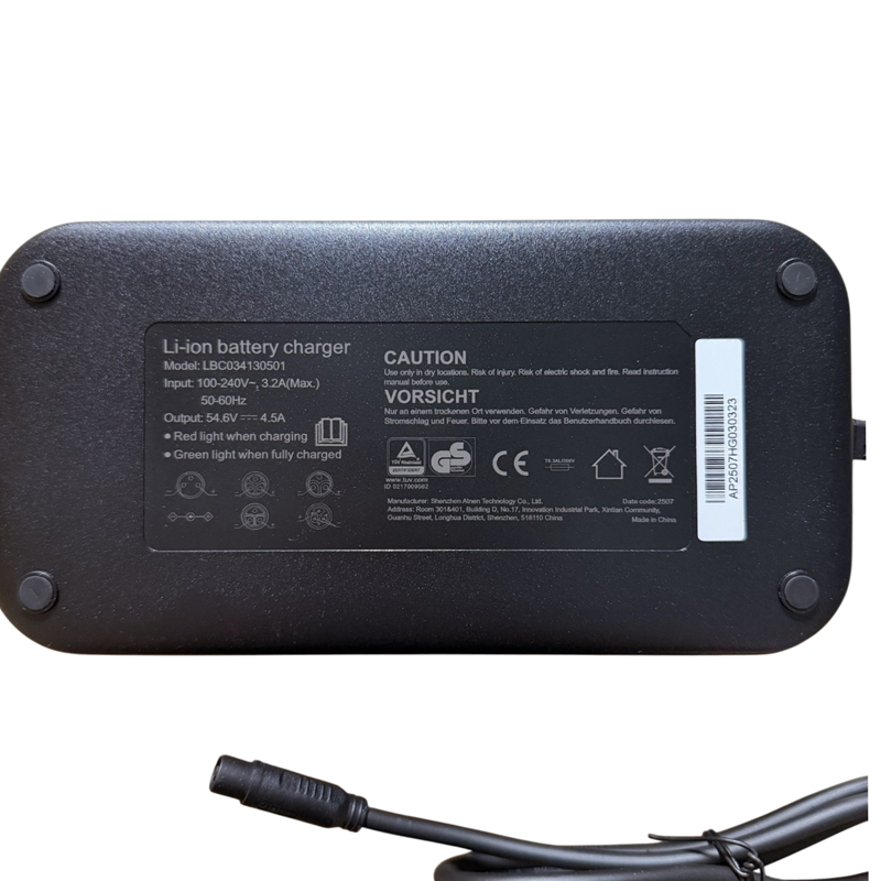 Laddare L - 54.6V 4.5A, 3 Pin - Eywa Ultra / Wayfarer Ultra