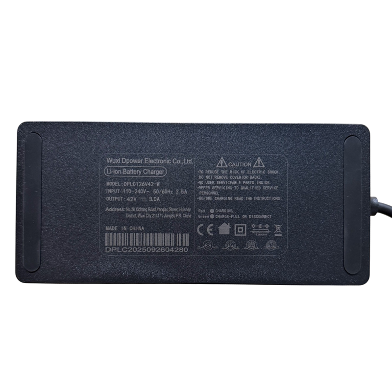 Laddare (E) 42V 3A - DPLC126V42-W - Nova Lite etc
