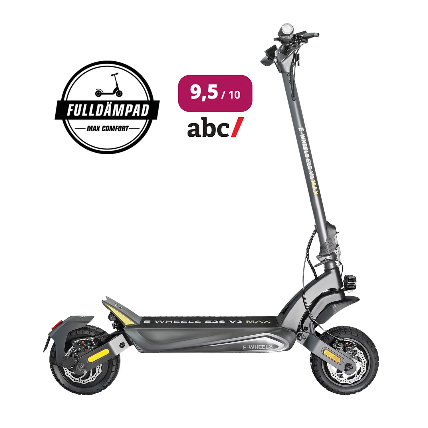 E-Wheels E2S V3 Max - Grå - Luft