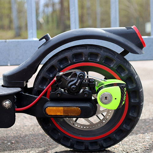 Skivl&#229;s med alarm ZOVII - gr&#246;n