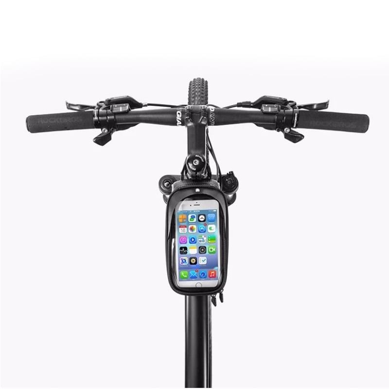 ROCKBROS Vattentätt mobilhållare med förvaring för ramen