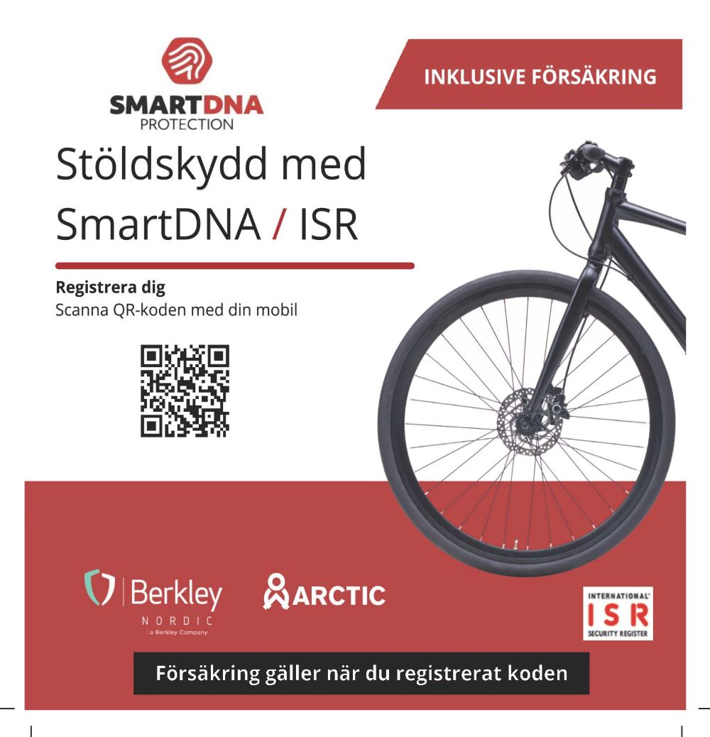 SmartDNA ISR-märkning Röd (inkl försäkring)