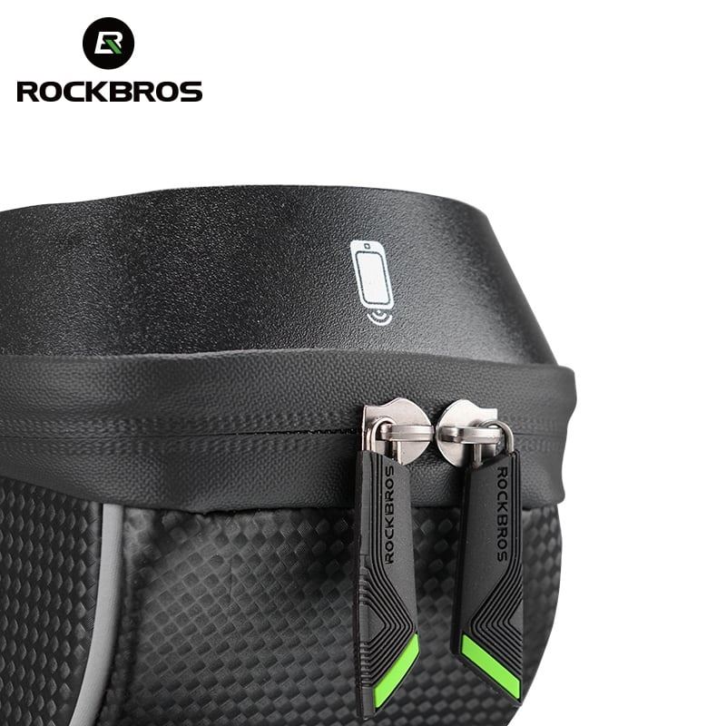 ROCKBROS Vattentät mobilhållare med uppladdning
