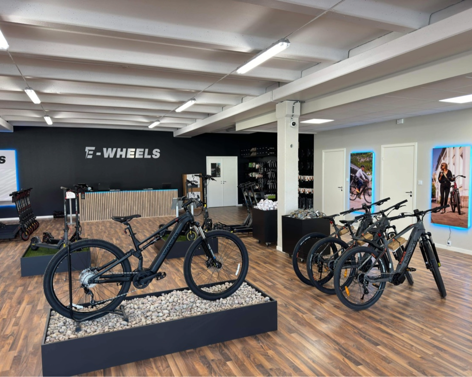 E-Wheels Järfälla – fasad utvändigt